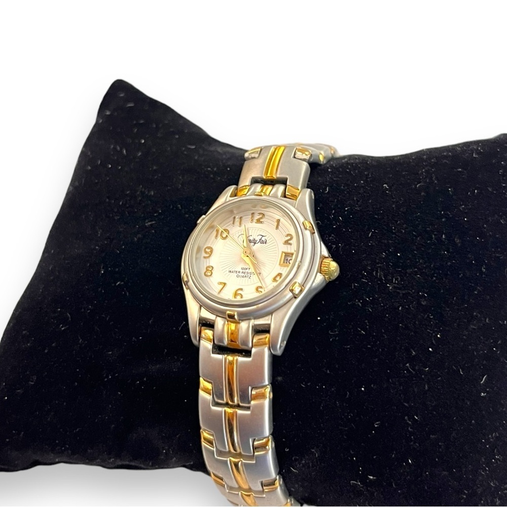 Vintage Vanity Fair Silver & Gold Toned Watch